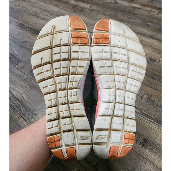 Sketchers Memory Foam Grey Slip On Shoes Air Cooled Pre-owned Size 8.5. Box40 - Picture 12 of 12